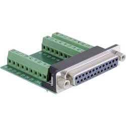 Delock Delock - Serieller Adapter - DB-25 (W) zu 9-poliger Anschlussblock (W) 65317 D-SUB zásuvková lišta 180 ° Pólů: 25, 27 D-Sub zásuvková lišta ,