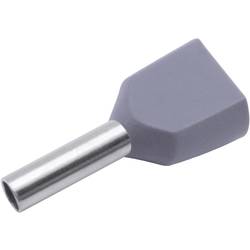 TRU COMPONENTS T1906C153 dutinka 0.75 mm² částečná izolace šedá 100 ks