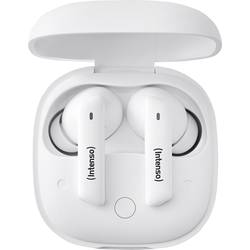 Intenso Buds Pro T502HAE weiß špuntová sluchátka (In Ear) Bluetooth® bílá Potlačení hluku odolná vůči vodě mobil