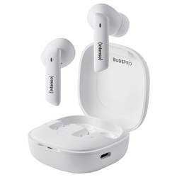 Intenso Buds Pro T502HAE weiß špuntová sluchátka (In Ear) Bluetooth® bílá Potlačení hluku odolná vůči vodě mobil