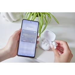 Intenso Buds Pro T502HAE weiß špuntová sluchátka (In Ear) Bluetooth® bílá Potlačení hluku odolná vůči vodě mobil