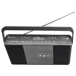 soundmaster RCD1870SW RCD1870SW rádio s CD, DAB+, FM, AUX, CD, DAB+, MP3, FM, šedá, černá