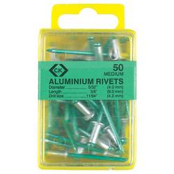 C.K T3819A 612 slepý nýt (Ø x d) 4.8 mm x 9 mm hliník hliník 40 ks