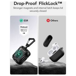 ESR Cyber FlickLock HaloLock Ochranné nabíjecí pouzdro Vhodné pro (sluchátka):sluchátka in-ear černá