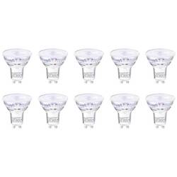 Sygonix SY-5239524 LED Energetická třída (EEK2021) E (A - G) GU10 2.4 W = 35 W teplá bílá (Ø x v) 50 mm x 54 mm nestmívatelné 10 ks