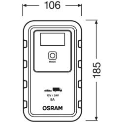 Osram Automotive OEBCS908 4052899620544 nabíječka autobaterie 12 V, 24 V 4 A, 8 A