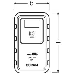 Osram Automotive OEBCS908 4052899620544 nabíječka autobaterie 12 V, 24 V 4 A, 8 A