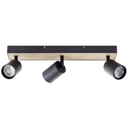 Brilliant Jello Wood G93070/76 LED stropní reflektor LED GU10 Energetická třída (EEK2021): F (A - G) 4.5 W dřevo, černá