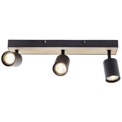 Brilliant Jello Wood G93070/76 LED stropní reflektor LED GU10 Energetická třída (EEK2021): F (A - G) 4.5 W dřevo, černá