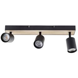 Brilliant Jello Wood G93070/76 LED stropní reflektor LED GU10 Energetická třída (EEK2021): F (A - G) 4.5 W dřevo, černá