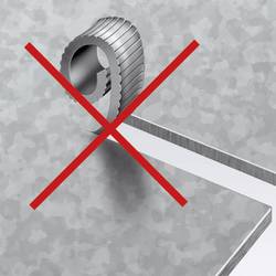 Knipex Nůžky na plech KNIPEX Určen pro Železný plech, měděný plech, hliník, plast 90 55 280