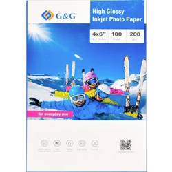 G&G 200GSM-4X6-100 fotografický papír 200 g/m² 100 ks