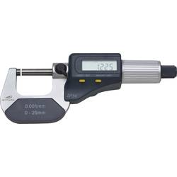 HELIOS PREISSER Elektron. Bügelmessschraube 25-50mm o.Datenausgang 0912502 třmenový mikrometr s digitálním displejem 25 - 50 mm Odečet: 0.001 mm DIN 863-1