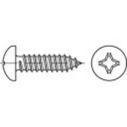 TOOLCRAFT TO-5435223 čočkové šrouby do plechu 19 mm křížová drážka Pozidriv DIN 7981 ocel galvanizováno zinkem 100 ks