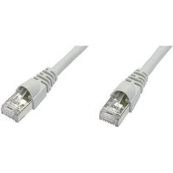 Telegärtner 100008474 RJ45 síťové kabely, propojovací kabely CAT 6A S/FTP 3.00 m bílá dvoužilový stíněný, s ochranou, samozhášecí 1 ks