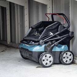 Makita UV001GZ akumulátor vertikutátor bez akumulátoru, bez nabíječky Pracovní šířka 38 cm