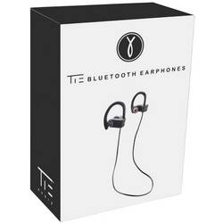 Tie Studio Bluetooth 4.1 Sport sportovní špuntová sluchátka (In Ear) Bluetooth® černá headset, regulace hlasitosti, odolné vůči potu