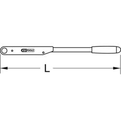 KS Tools 516.3530, 516.3530, momentový klíč, 25 - 150 Nm