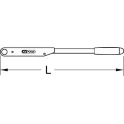 KS Tools 516.3520, 516.3520, momentový klíč, 12 - 68 Nm