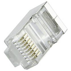 LogiLink MP0021, zástrčka, rovná, počet pólů: 8P8C, šedá, 100 ks