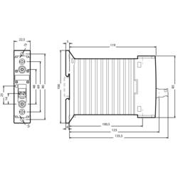 Siemens 3RF2350-1AA04 polovodičový stykač spínání při nulovém napětí 1 spínací kontakt 50 A 1 ks