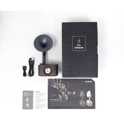 Sangean WR-45 Black A500432 stolní rádio, FM, AUX, Bluetooth, s akumulátorem, černá