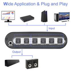 SpeaKa Professional SP-SW-200 Toslink přepínač s hliníkovým krytem