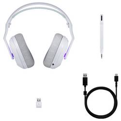 Logitech LOGI G522 Headset PC VOSS CDM/Mixed Headset uzavřená (Over Ear) Bluetooth® bílá Počítače