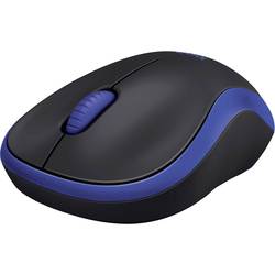 Logitech M185 optická myš, přenos bezdrátový, 3 tlačítko, 1000 dpi, modrá