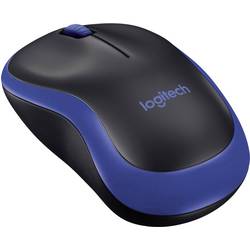 Logitech M185 optická myš, přenos bezdrátový, 3 tlačítko, 1000 dpi, modrá