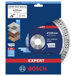 Bosch Accessories 2608900663 EXPERT MultiMaterial diamantový řezný kotouč Průměr 230 mm Ø otvoru 22.23 mm kámen, beton, cihla 1 ks