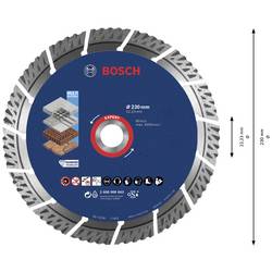 Bosch Accessories 2608900663 EXPERT MultiMaterial diamantový řezný kotouč Průměr 230 mm Ø otvoru 22.23 mm kámen, beton, cihla 1 ks