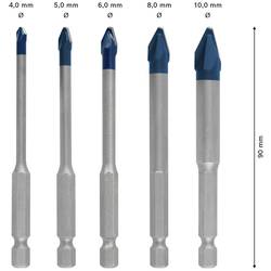 Bosch Accessories 2608900597 sada vrtáků do obkladů 5dílná 4 mm, 5 mm, 6 mm, 8 mm, 10 mm šestihran 5 ks