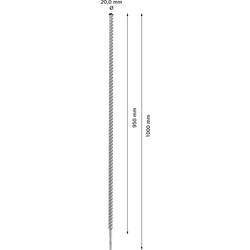 Bosch Accessories EXPERT SDS plus-7X 2608900145 příklepový vrták 1 ks 20 mm Celková délka 1000 mm SDS plus 1 ks