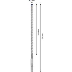 Bosch Accessories EXPERT SDS plus-7X 2608900165 příklepový vrták 10dílná 6.5 mm Celková délka 265 mm SDS plus 10 ks