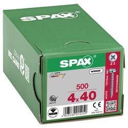 SPAX 0231010400405 půlkulaté šrouby 4 mm 40 mm křížová drážka Pozidriv ocel 500 ks