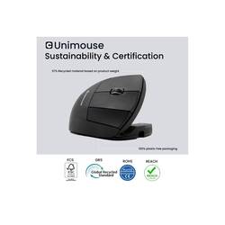 Contour Design UniMouse wired optická myš, přenos kabelový, 7 tlačítko, 800 dpi, 1000 dpi, 1200 dpi, 1400 dpi, 1600 dpi, 2000 dpi, 2400 dpi, 2800 dpi, 3400