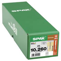 SPAX 0251011002605 talířové šrouby 10 mm 260 mm T-STAR plus ocel 25 ks