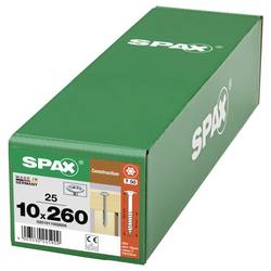 SPAX 0251011002605 talířové šrouby 10 mm 260 mm T-STAR plus ocel 25 ks
