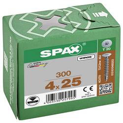 SPAX 0151010400253 vrut s půlkulatou hlavou 4 mm 25 mm T-STAR plus ocel 300 ks