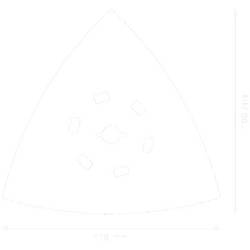 Bosch Accessories 2608900054 EXPERT Sanding Plate MAVZ 116 RT6 Carbide-RIFF brusný disk 1 ks 1 ks