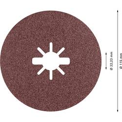 Bosch Accessories 2608621780 vláknitý kotouč Průměr 115 mm Zrnitost=60 5 ks