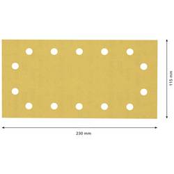 Bosch Accessories EXPERT C470 2608900865 brusný papír s otvory Zrnitost 240 (d x š) 230 mm x 115 mm 10 ks