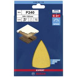 Bosch Accessories EXPERT C470 2608901119 brusná síť pro multifunkčníbrusku s otvory Zrnitost 240 (d x š) 150 mm x 100 mm 10 ks