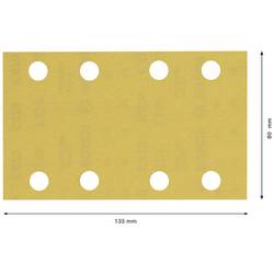 Bosch Accessories EXPERT C470 2608900884 brusný papír s otvory Zrnitost 320 (d x š) 133 mm x 80 mm 10 ks