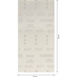 Bosch Accessories EXPERT M480 2608900766 brusná síť pro orbitální brusku bez otvorů Zrnitost 220 (d x š) 230 mm x 115 mm 10 ks