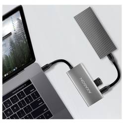 AXAGON HMC-4G2 USB Hub 4 porty USB-C® (s napájením), USB 3.2 (Gen 2) , USB-C™ (USB 3.2 Gen 2) USB 3.1 Gen2 10 GBit/s
