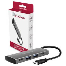 AXAGON HMC-4G2 USB Hub 4 porty USB-C® (s napájením), USB 3.2 (Gen 2) , USB-C™ (USB 3.2 Gen 2) USB 3.1 Gen2 10 GBit/s