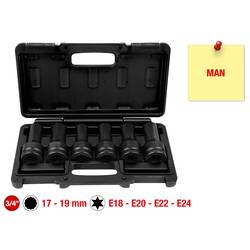 KS Tools 460.1505 sada nástrčných hlavic, 3/4, 460.1505