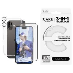PanzerGlass CARE by ® PG 3-in-1 Protection zadní kryt na mobil Apple iPhone 16 transparentní odolné vůči nárazům B1353+2861+1285